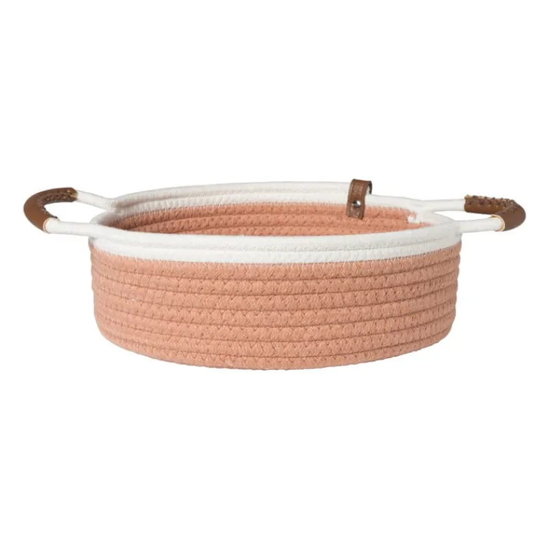 Xenos Manden|Manden-Mand colors laag - oranje/wit - ø27x9 cm