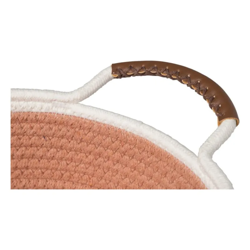 Xenos Manden|Manden-Mand colors laag - oranje/wit - ø27x9 cm