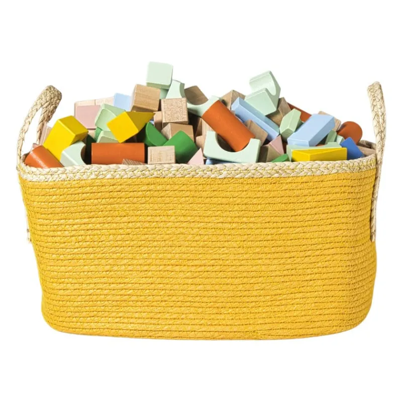 Xenos Manden|Manden-Mand colors rechthoekig - geel/bruin - 16x30x20 cm