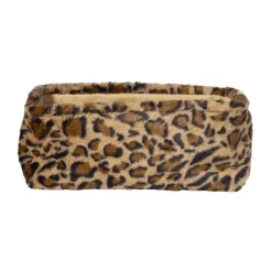 Xenos Manden|Manden-Mand luipaard - 15x36x26 cm - bruin/beige
