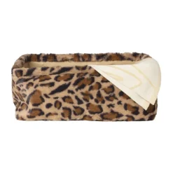Xenos Manden|Manden-Mand luipaard - 13x33x23 cm - bruin/beige