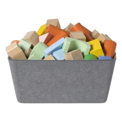 Xenos Manden|Manden-Mand vilt middel - grijs - 11x25x25 cm
