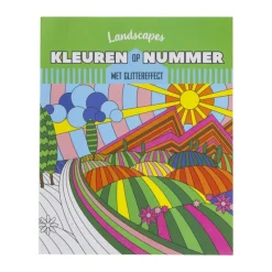 Xenos Kleurboeken|Kerstcadeaus-Mandala landscape - kleuren op nummer