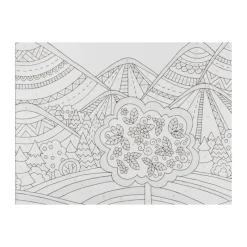 Xenos Kleurboeken|Kerstcadeaus-Mandala landscape - kleuren op nummer
