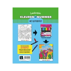 Xenos Kleurboeken|Kerstcadeaus-Mandala landscape - kleuren op nummer