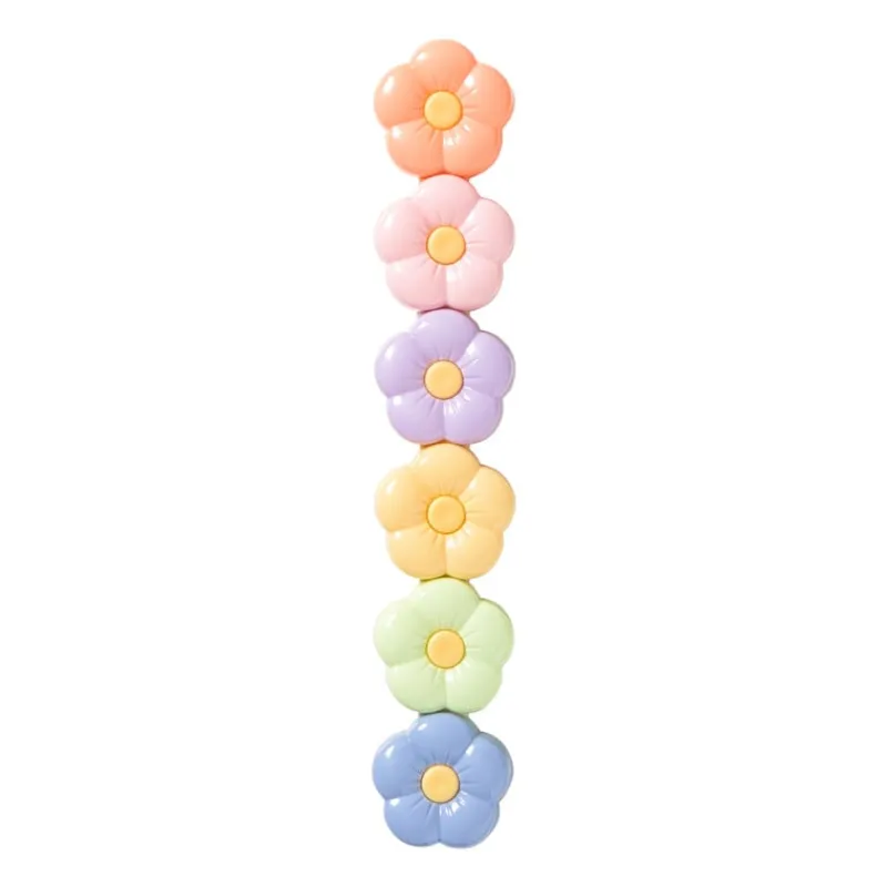 Xenos Stiften-Markeerstift bloem - set van 6