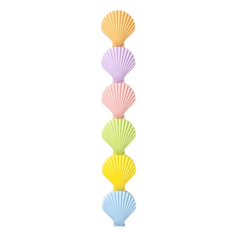 Xenos Stiften-Markeerstiften schelpen - set van 6