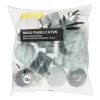 Xenos Waxinelichtjes-Maxi-waxinelichten - 10 branduren - set van 18