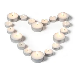 Xenos Waxinelichtjes-Maxi-waxinelichten - 10 branduren - set van 18
