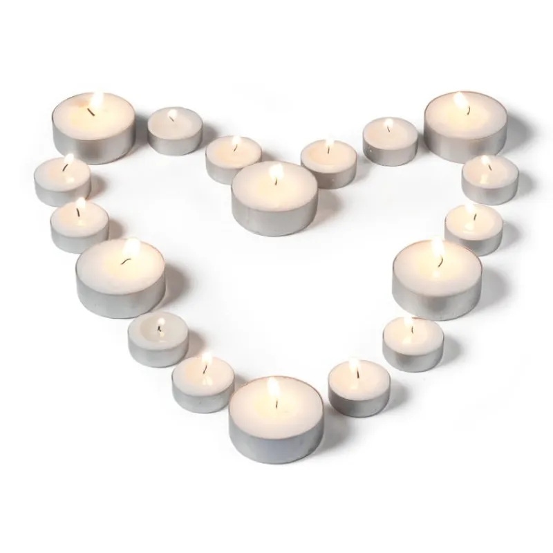 Xenos Waxinelichtjes-Maxi-waxinelichten - 10 branduren - set van 18