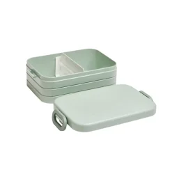 Mepal Broodtrommels-lunchbox middel - lichtgroen - 6.5x18x12 cm