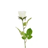Xenos Kunstbloemen-Mercedes roos - wit - 49 cm