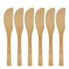 Xenos Messen-Messen bamboe - 16 cm - set van 6