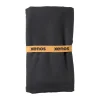 Xenos Reishanddoeken-Microvezel handdoek - zwart - 175x110 cm
