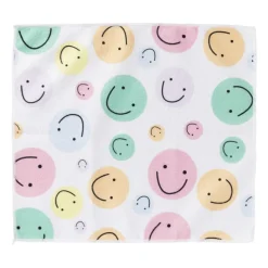 Xenos Schoonmaakdoekjes-Microvezeldoekjes smiley - set van 2