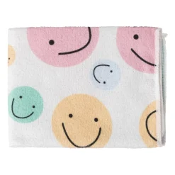 Xenos Schoonmaakdoekjes-Microvezeldoekjes smiley - set van 2