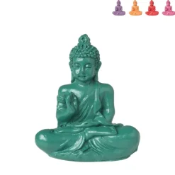 Xenos Boeddha Beelden|Decoratieve Beelden-Mini boeddha - diverse kleuren - 5 cm