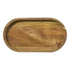 Xenos Dienbladen|Kerst Bakken-Mini dienblad acacia - bruin - 20x11 cm