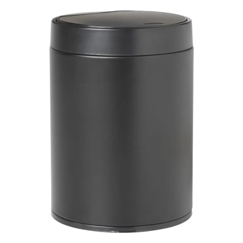 Xenos Pedaalemmers-Mini pedaalemmer - 1.5 liter - zwart