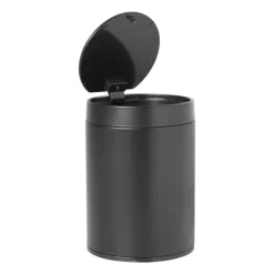 Xenos Pedaalemmers-Mini pedaalemmer - 1.5 liter - zwart