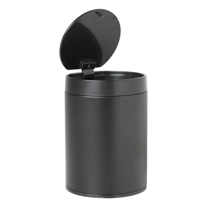 Xenos Pedaalemmers-Mini pedaalemmer - 1.5 liter - zwart