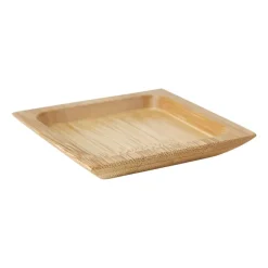 Xenos Buitenservies|Schalen-Mini schaaltje bamboe - 6x6 cm