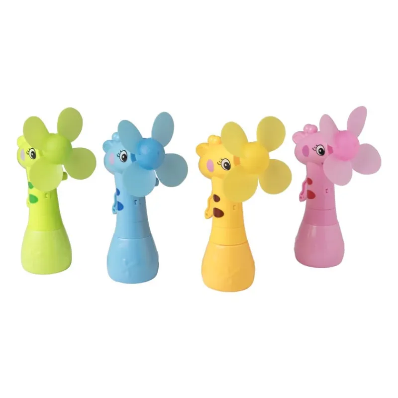 Xenos Strandaccessoires|Ventilatoren-Mini ventilator dieren - diverse kleuren - 15.5x7x10 cm