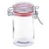 Xenos Voorraadpotten-Mini voorraadpot met klemdeksel - cilinder - 70 ml
