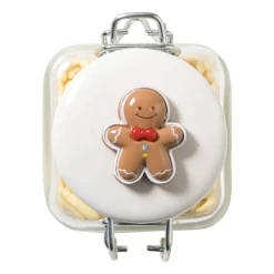 Xenos Voorraadpotten|Kerstcadeaus-Mini weckpot kerst - transparant - 90 ml - diverse varianten