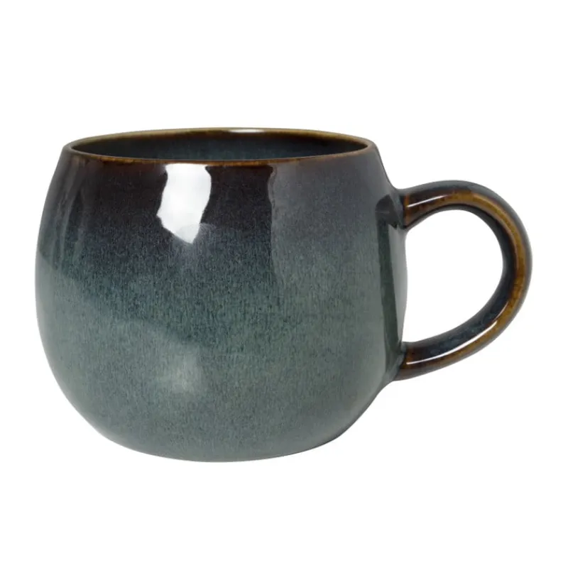 Xenos Mokken-Mok bol reactive glaze - blauw - 480 ml