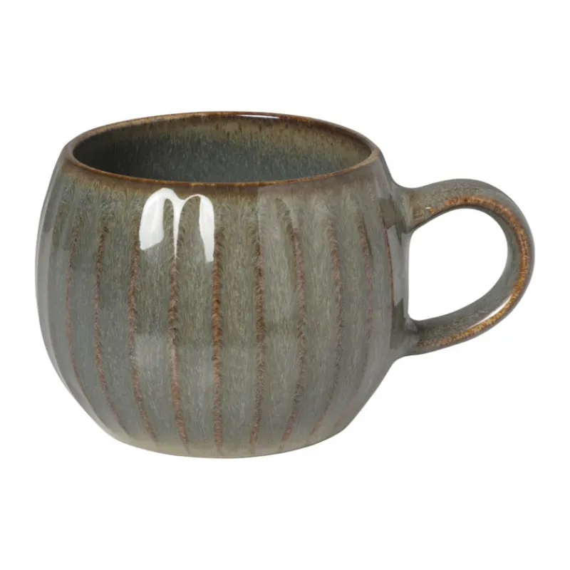Xenos Mokken-Mok bol reactive glaze - grijs - 480 ml