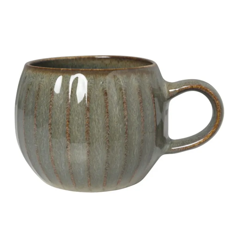 Xenos Mokken-Mok bol reactive glaze - grijs - 480 ml
