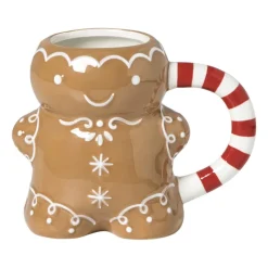 Xenos Kerst|Kerstcadeaus-Mok gingerman - bruin