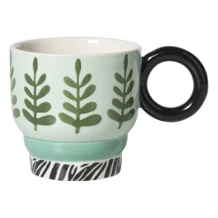 Xenos Mokken|Kerstservies-Mok jolie - groen - 430 ml