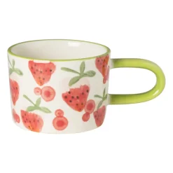 Xenos Mokken-Mok met aardbeien - multicolor - 200 ml