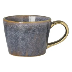 Xenos Mokken|Kerstcadeaus-Mok met gouden oor - grijs - 250 ml