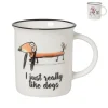 Xenos Mokken-Mok met hond - wit - 300 ml - diverse varianten