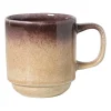 Xenos Mokken-Mok Olivia - bordeauxrood/beige - 270 ml