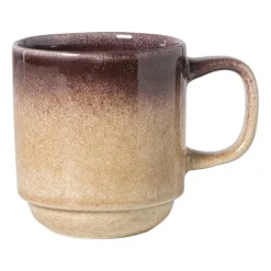 Xenos Mokken-Mok Olivia - bordeauxrood/beige - 270 ml
