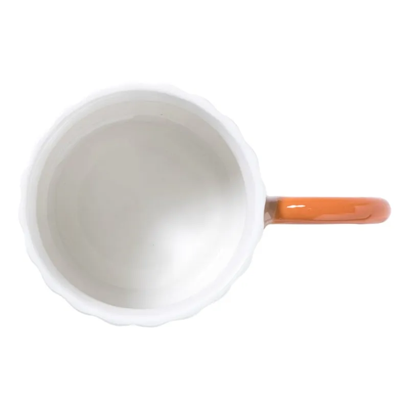 Xenos Mokken-Mok ribbel - bruin/oranje - 200 ml