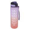 Xenos Drinkflessen|Kerstcadeaus-Motivatie waterfles - paars/roze - 1 liter