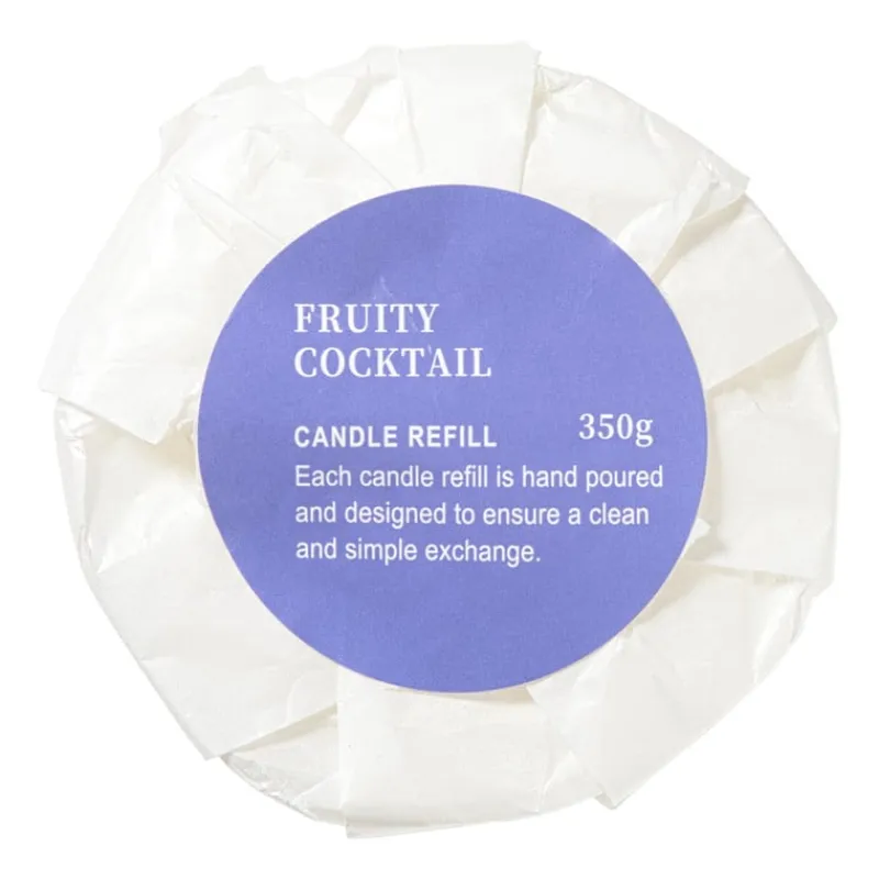 Xenos Geurkaarsen|Geurkaarsen-Navulling geurkaars - fruity cocktail - 350 gram