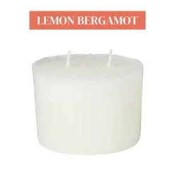 Xenos Geurkaarsen|Geurkaarsen-Navulling geurkaars - lemon bergamot - 350 gram