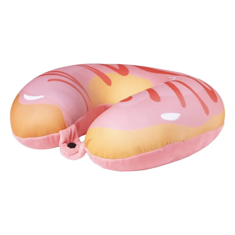 Xenos Reiskussens-Nekkussen donut - roze
