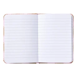 Xenos Kerstcadeaus-Notitieboekje - roze - 10.5x14.8 cm