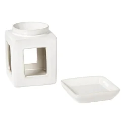 Xenos Oliebranders-Oliebrander reactive glaze - beige - 11x9x9 cm