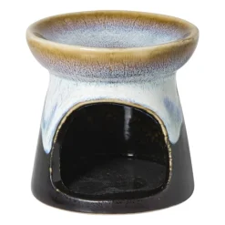 Xenos Oliebranders-Oliebrander reactive glaze - blauw - ø8x8 cm