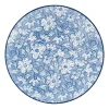 Xenos Borden-Ontbijtbord blue print - botanic - ⌀21 cm