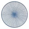 Xenos Borden-Ontbijtbord blue print - stripes - ⌀21 cm