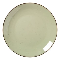 Xenos Borden-Ontbijtbord Emma - lichtgroen - ø21x2.5 cm